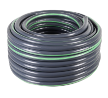 Шланг поливочный ПВХ усиленный премиум, пищевой пятислойный армированный 3/4, 50м (серый) Вихрь