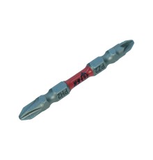 Биты двустор., торсион., PH2xPZ2x65мм, сталь S2, 2шт, БОЕКОМПЛЕКТ