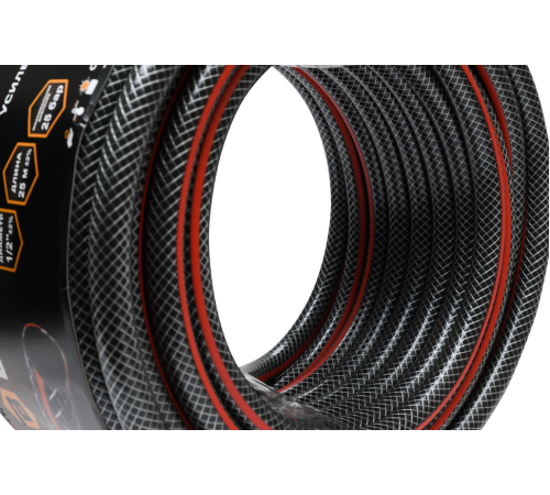 Шланг поливочный ПВХ, трёхслойный премиум, 1/2, 25м Вихрь