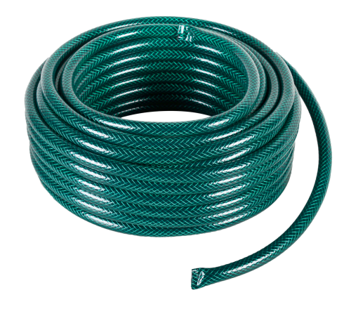 Шланг поливочный ПВХ, трёхслойный армированный 1/2, 25м Вихрь