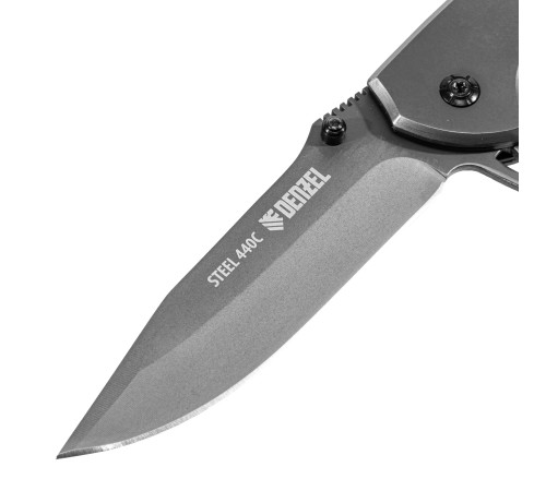 Нож складной, многоцелевой, системы Liner-Lock, с накладкой G10 на классической рукоятке Denzel Нож складной, многоцелевой, системы Liner-Lock, с накладкой G10 на классической рукоятке Denzel