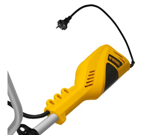 Триммер электрический TE-1400, 1400 Вт, 420 мм, катушка + диск, разборная штанга Denzel