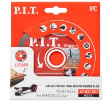 Диск алмазный отрезной сегментированный P.I.T. ACTW02-G125