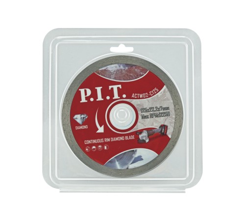 Диск алмазный отрезной сплошной P.I.T. ACTW02-C125