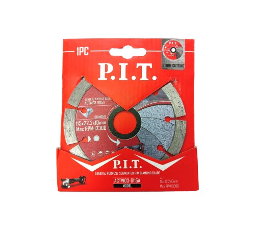 Диск алмазный отрезной сегментированный P.I.T. ACTW03-G115A