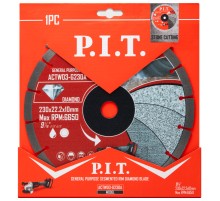 Диск алмазный отрезной сегментированный P.I.T. ACTW03-G230A