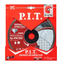 Диск алмазный отрезной сплошной P.I.T. ACTW03-C200A