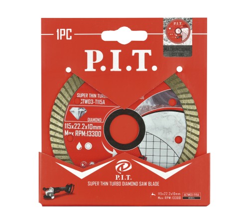 Диск алмазный отрезной Turbo P.I.T. ACTW03-T115A