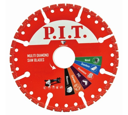 Диск алмазный сегментированный по металлу P.I.T. ACTW11-0125