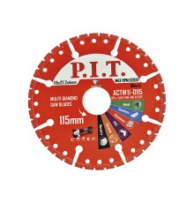 Диск алмазный сегментированный по металлу P.I.T. ACTW11-0115