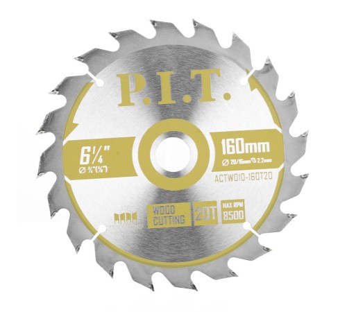 Диск пильный по дереву P.I.T. ACTW10-160T20