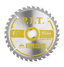 Диск пильный по дереву P.I.T. ACTW10-165T36