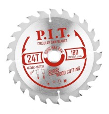 Диск пильный по дереву P.I.T. ACTW10-180T24
