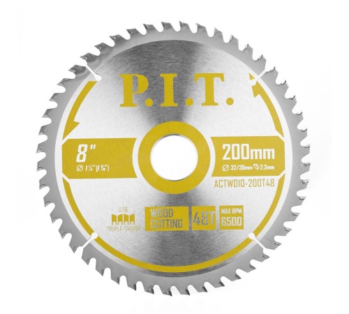 Диск пильный по дереву P.I.T. ACTW10-200T48