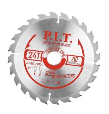 Диск пильный по дереву P.I.T. ACTW10-210T24