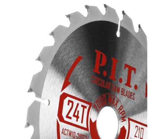 Диск пильный по дереву P.I.T. ACTW10-210T24