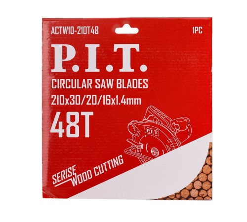 Диск пильный по дереву P.I.T. ACTW10-210T48