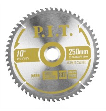 Диск пильный по дереву P.I.T. ACTW10-250T60