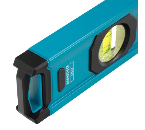 Уровень алюминиевый, магнит., фрезерованный, 3 глазка, 0,5 мм/м, 800 мм Gross