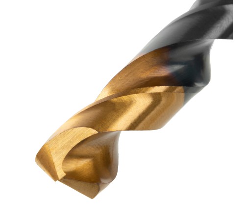Сверло по металлу, 12 мм, HSS-Tin, Golden Tip, 6 шт. Denzel Сверло по металлу, 12 мм, HSS-Tin, Golden Tip, 6 шт. Denzel
