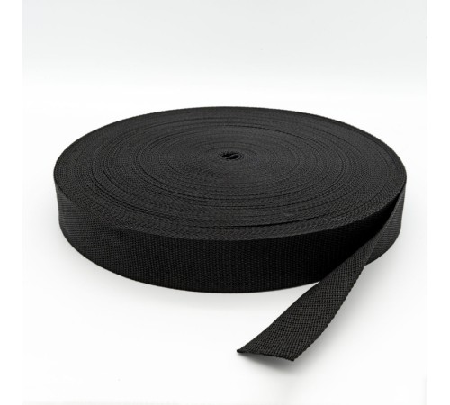 Лента текстильная для ремней TOR 50 мм 6500 кг (черный) (J)