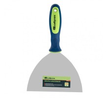 Шпательная лопатка из нержавеющей стали, 150 мм, двухкомпонентная ручка Сибртех Шпательная лопатка из нержавеющей стали, 150 мм, двухкомпонентная ручка Сибртех