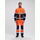 Костюм сигнальный PROFLINE Specialist-2 МВО (тк.Смесовая,240) п/к, оранжевый/т.синий