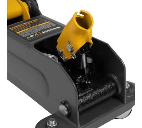 Домкрат гидравлический подкатной, 2 т, 135-385 мм Denzel