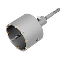 Коронка по бетону в сборе, М22 х 80 мм, SDS Plus Сибртех