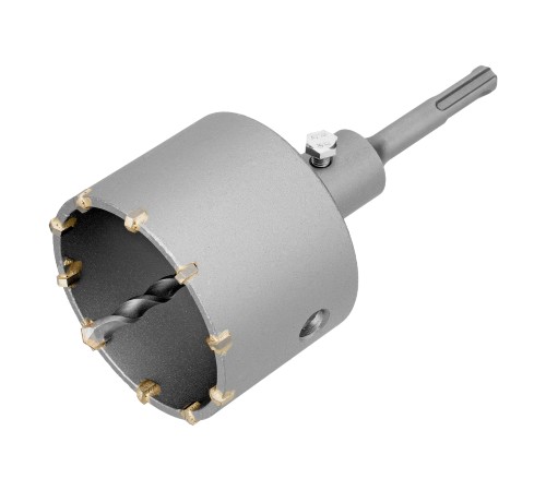 Коронка по бетону в сборе, М22 х 80 мм, SDS Plus Сибртех