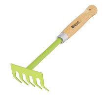 Грабли 5 - зубые, 90 х 330 мм, стальные, деревянная рукоятка, Classic, Palisad