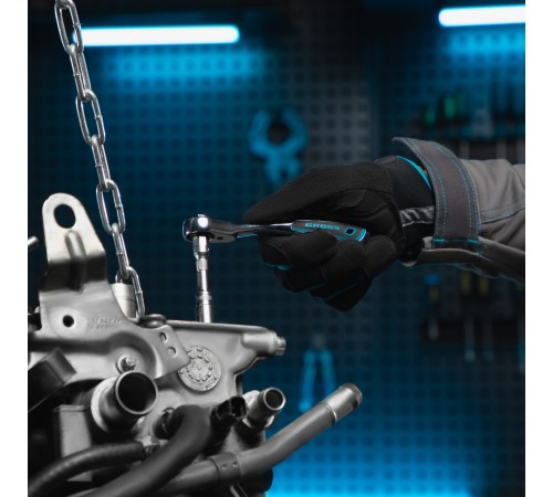 Набор инструментов 42 предмета, 120 зубьев, CrV, 1/4