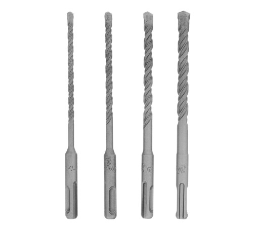 Набор буров по бетону, 5-6-8-10 х 160 мм, 4 шт, в пластиковой коробке, SDS Plus Matrix