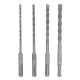 Набор буров по бетону, 5-6-8-10 х 160 мм, 4 шт, в пластиковой коробке, SDS Plus Matrix