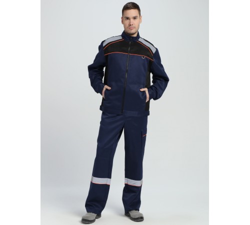 Костюм Практик-2 СОП CH (тк.Смесовая,210) п/к, т.синий/черный