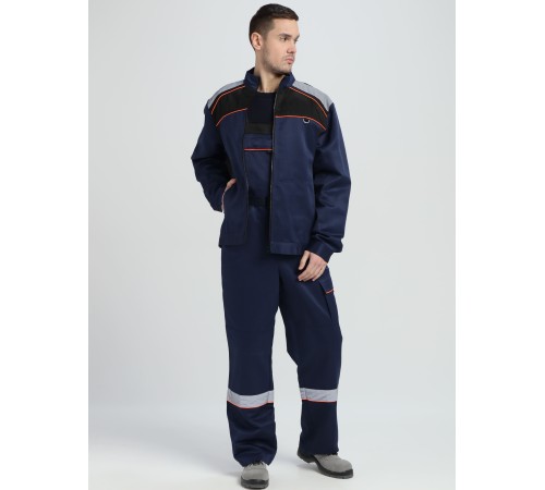 Костюм Практик-2 СОП CH (тк.Смесовая,210) п/к, т.синий/черный