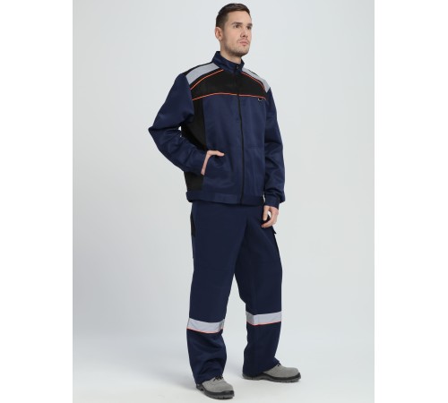 Костюм Практик-2 СОП CH (тк.Смесовая,210) п/к, т.синий/черный