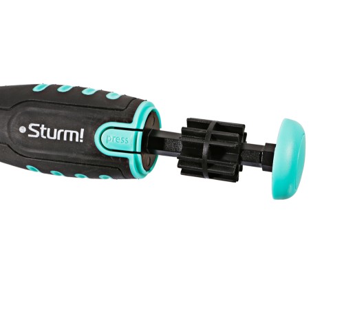 Отвертка реверсивная, автоматический битодержатель, 12 в 1 CrV Sturm!