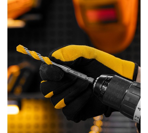 Набор сверл универсальных, Multi cut, 4-10 мм, 5 шт Denzel