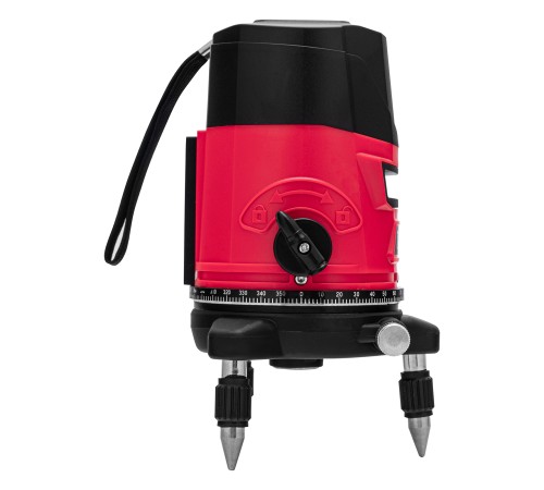 Лазерный уровень CRX-30G, 30 м, зеленый луч, батарейки, резьба 5/8