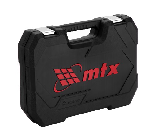 Набор инструментов, 1/2", 1/4", пластиковый кейс, 82 предмета MTX