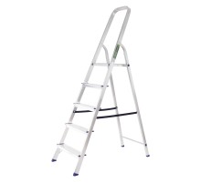 Стремянка, 5 ступеней, алюминиевая, Сибртех