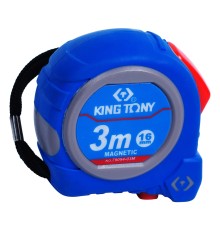 Рулетка измерительная 3 м, полотно 16 мм, магнитный крюк KING TONY 79094-03M Рулетка измерительная 3 м, полотно 16 мм, магнитный крюк KING TONY 79094-03M