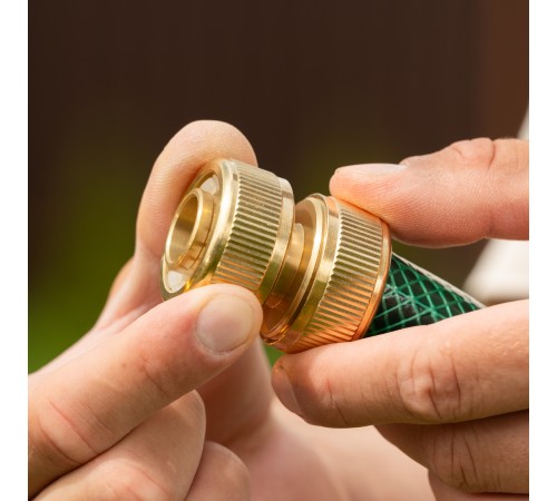 Муфта ремонтная для шланга, 3/4, латунная Palisad