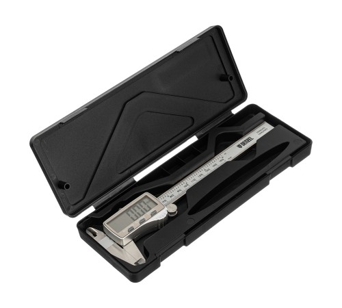 Штангенциркуль, 150 мм, электронный, большой дисплей, с глубиномером Denzel