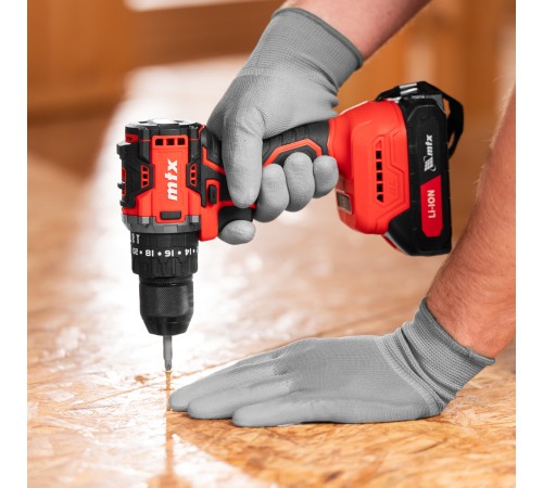 Дрель-шуруповерт аккумуляторная ударная бесщет. CIDS-BL-20, Li-Ion, 20 В// MTX