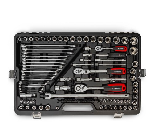 RUNTEC RT-HT142T Набор ручных инструментов RUNTEC TECHNIC 142 предмета 1/2", 3/8", 1/4"