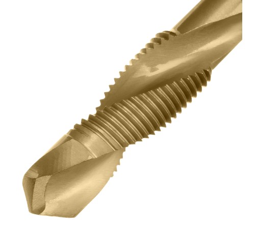 Сверло-метчик М12 х 1,25 мм, Р6М5// Denzel