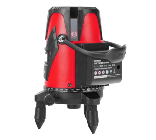 Лазерный уровень MFL RED, 30 м, красный луч, акк. Li 2400 mAh, сумка, резьба 5/8" MTX