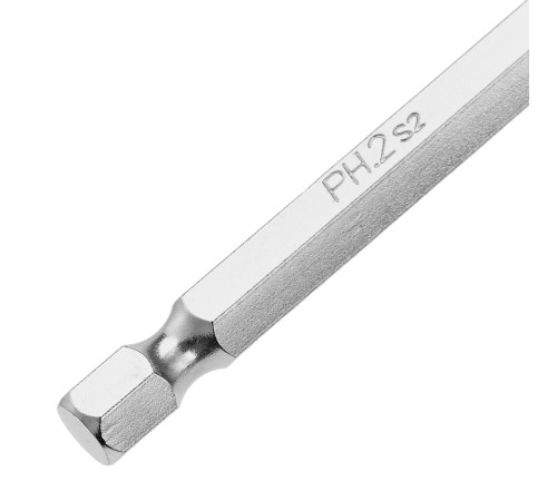 Бита PH2х70мм, сталь S2, шестигр., 10 шт. Gross